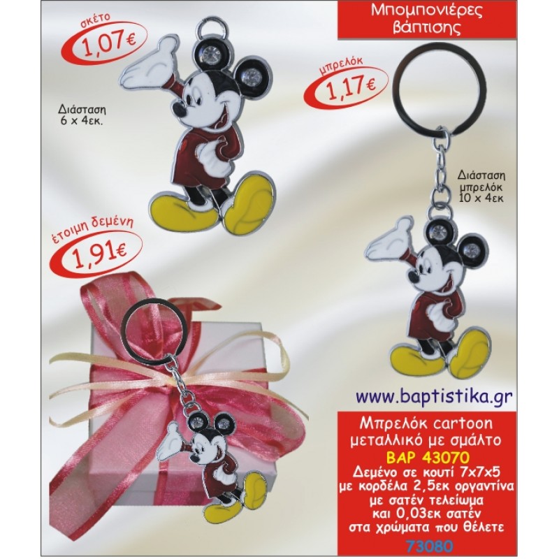 CARTOON ΜΠΡΕΛΟΚ ΜΕ ΣΜΑΛΤΟ ΣΕ ΚΟΥΤΙ ΜΠΟΜΠΟΝΙΕΡΑ ΒΑΠΤΙΣΗΣ ΒΑΡ-43070